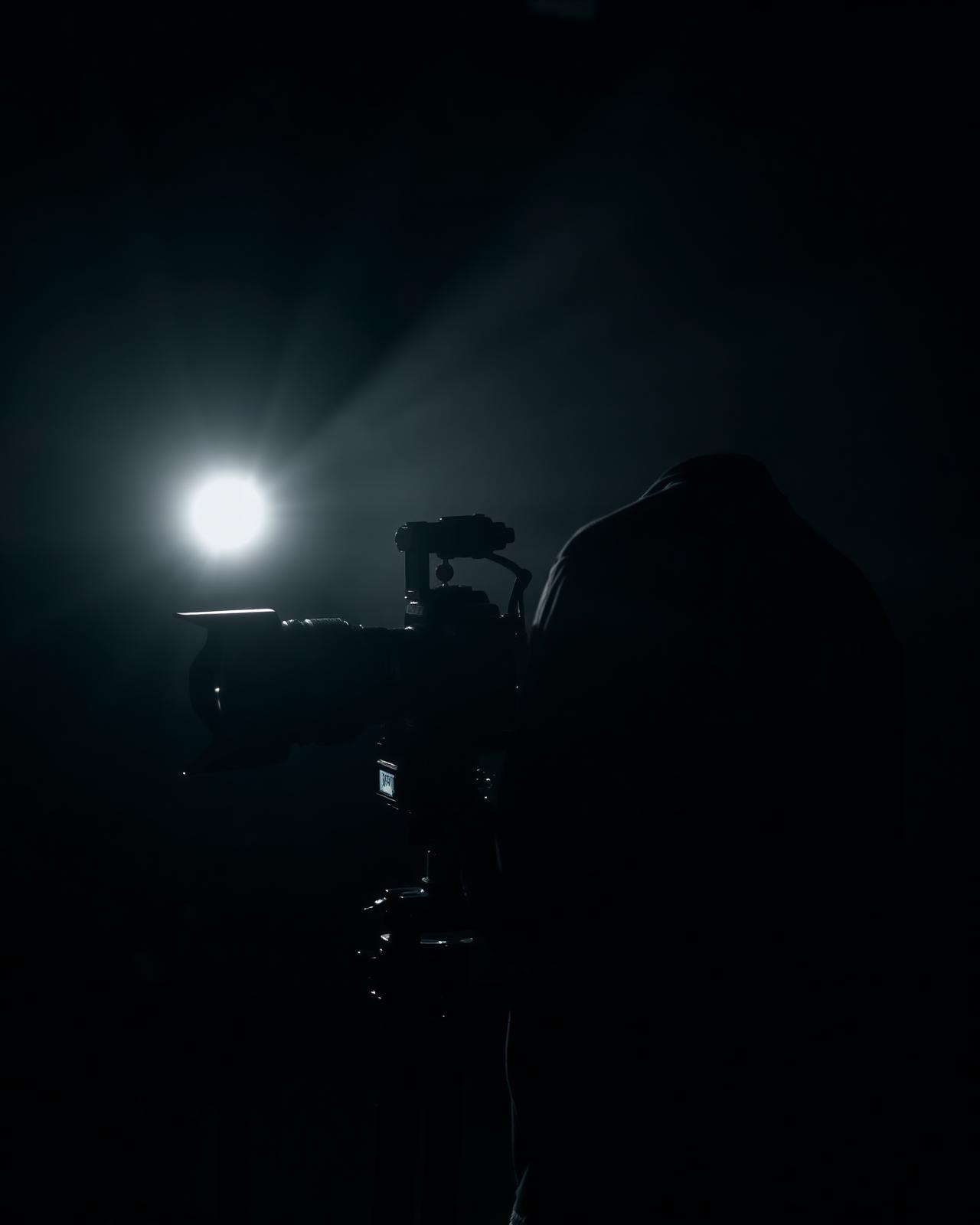 Fotógrafo principal em estúdio